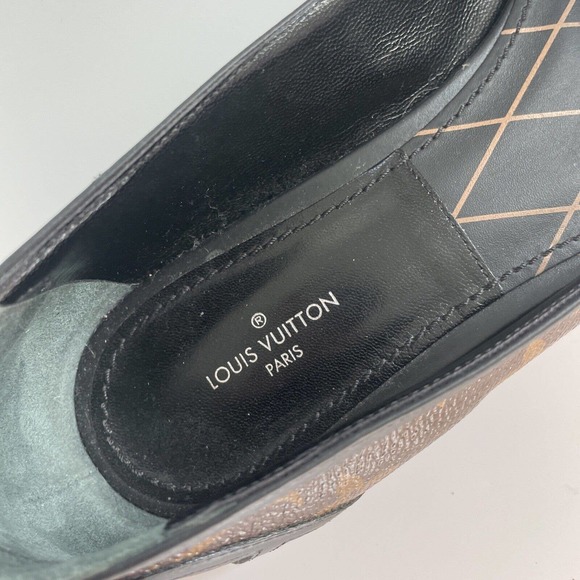 Louis Vuitton Womens 39 Monogram Revival Ballet Flat Ballerina Slip On AUTHENTIC - Picture 10 of 16